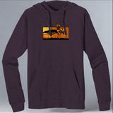 Painted Dog Conservation Inc. - EcoBlend Hooded Tee - Eggplant