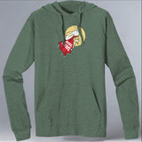 Rabbit Haven - EcoBlend Hooded Tee - Asparagus