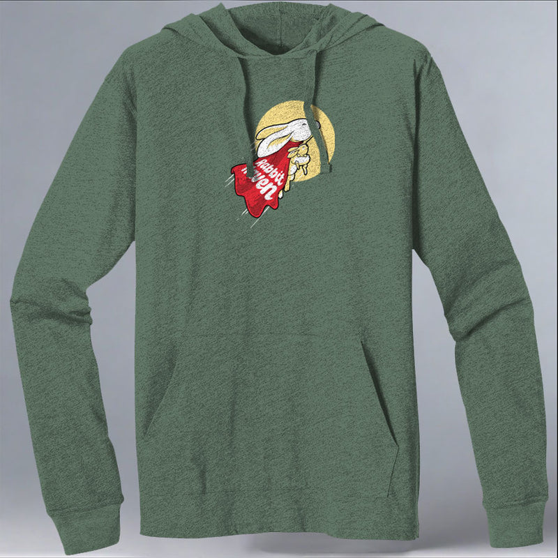 Rabbit Haven - EcoBlend Hooded Tee - Asparagus
