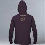 Rabbit Haven - EcoBlend Hooded Tee - Eggplant
