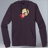 Rabbit Haven - EcoBlend Hooded Tee - Eggplant