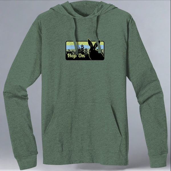 Rabbitats - EcoBlend Hooded Tee - Asparagus