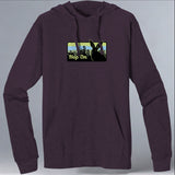 Rabbitats - EcoBlend Hooded Tee - Eggplant