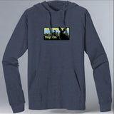 Rabbitats - EcoBlend Hooded Tee - Water