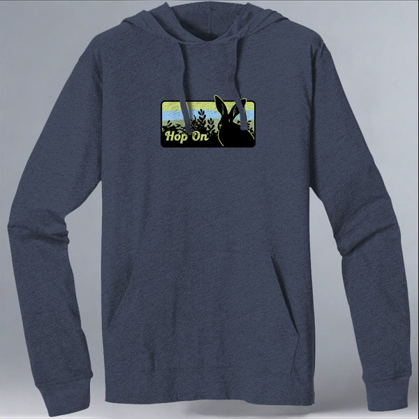 Rabbitats - EcoBlend Hooded Tee - Water