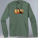 Save Giraffes Now - EcoBlend Hooded Tee - Asparagus
