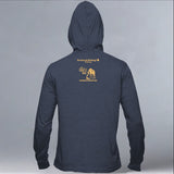 Save Giraffes Now - EcoBlend Hooded Tee - Water
