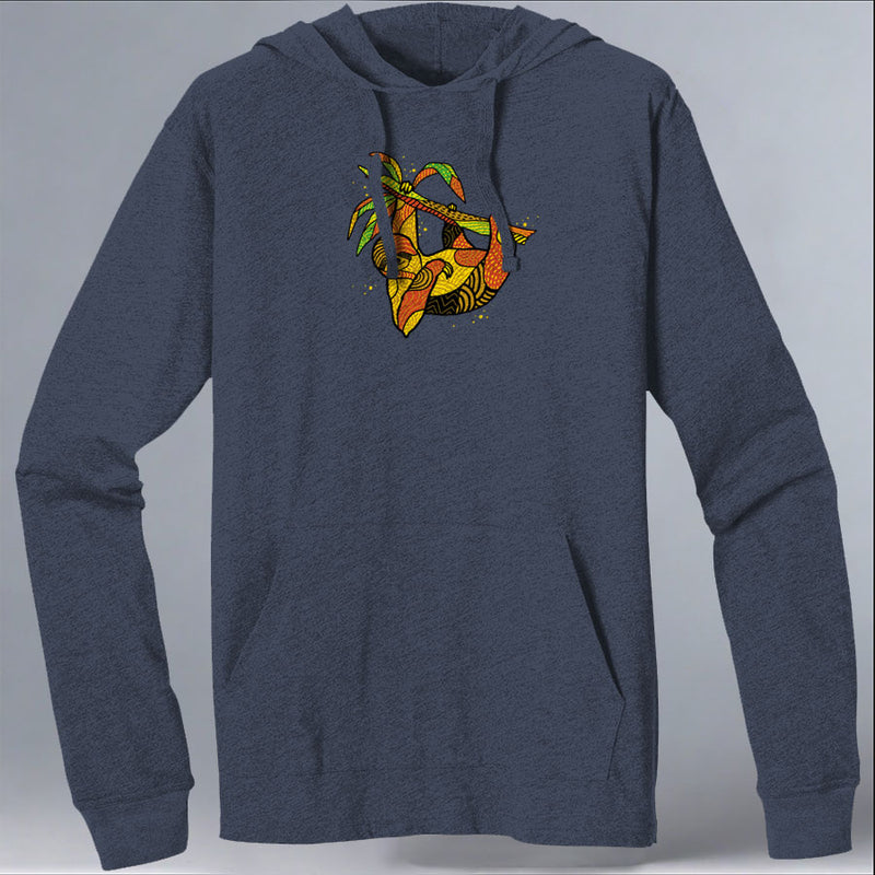 Sloth Conservation Foundation - EcoBlend Hooded Tee - Water