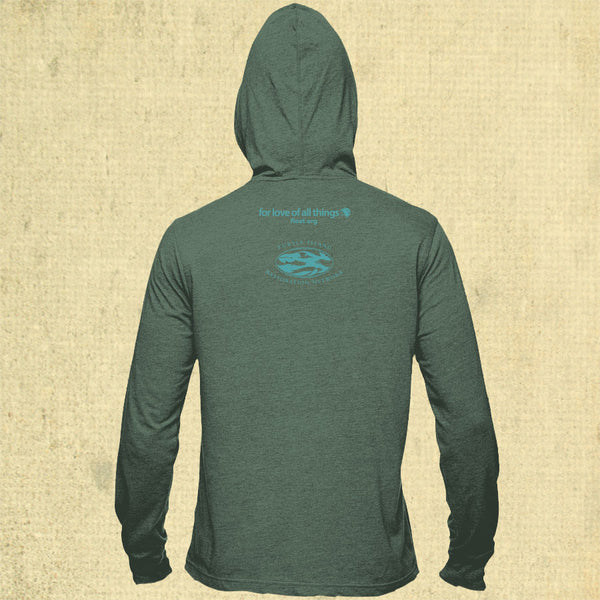 TIRN - EcoBlend Hooded Tee - Asparagus