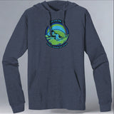 TIRN - EcoBlend Hooded Tee - Water