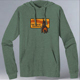 Bat World Sanctuary - EcoBlend Hooded Tee - Asparagus