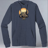 Queen of the Tetons - EcoBlend Hooded Tee - Water